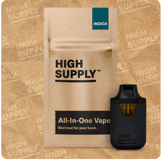 Photograph of product: High Supply - Vape Cart - Platinum Og (2g)