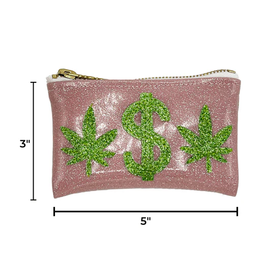Photograph of product: Oui'd Money Keychain Kush Clutch