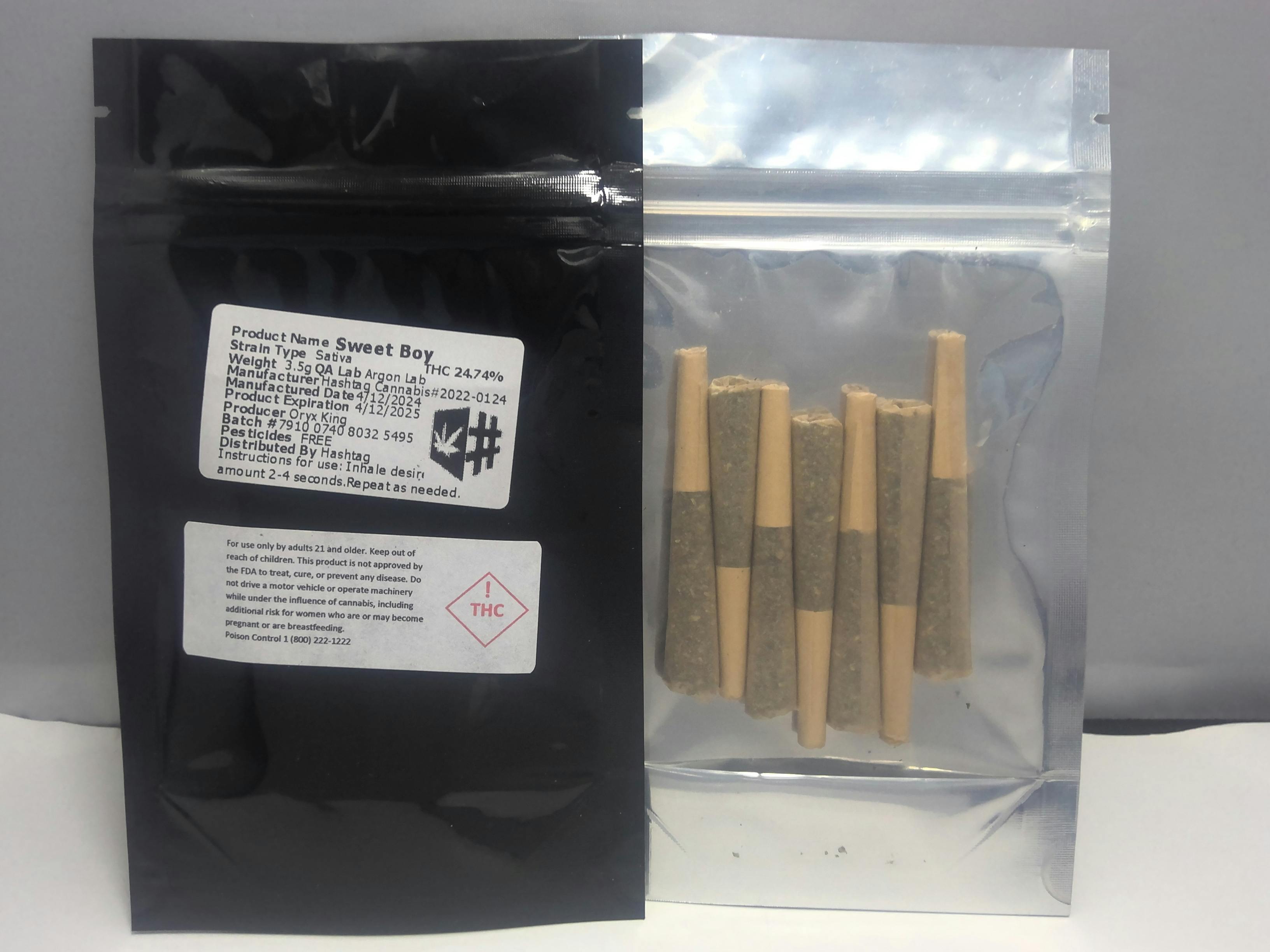 Photograph of product: Sweet Boy Pre Roll Pack