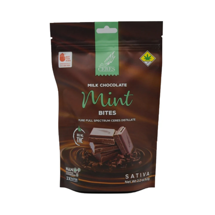 Photograph of product: 10pk Oui'd Mint Chocolate Bites c