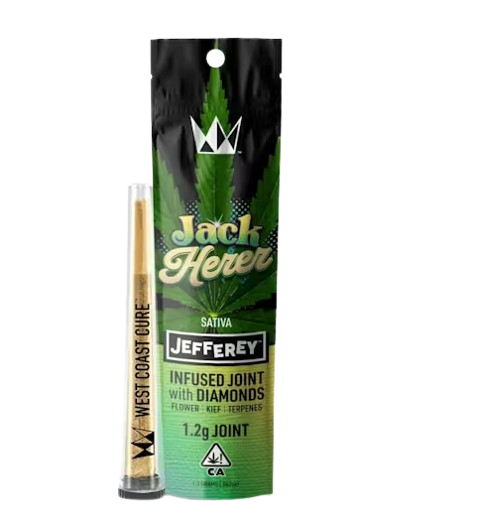 Photograph of product: JACK HERER | JEFFEREY INFUSED PREROLL | 1.2G