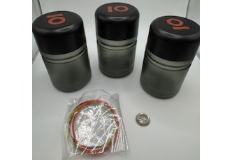 Photograph of product: Ongrok Glass Storage Container - Small 180mL (3 Pack)