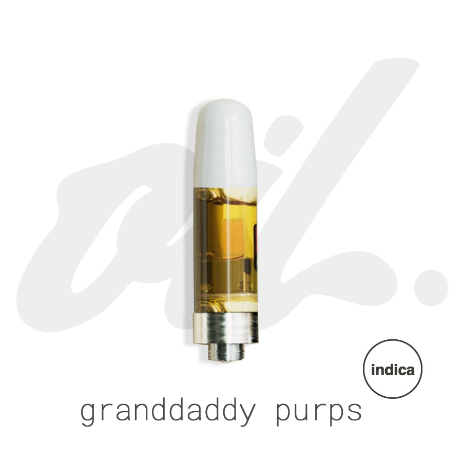 Photograph of product: CRAFT - 500mg OIL DISTILLATE CART - GRANDDADDY PURPS