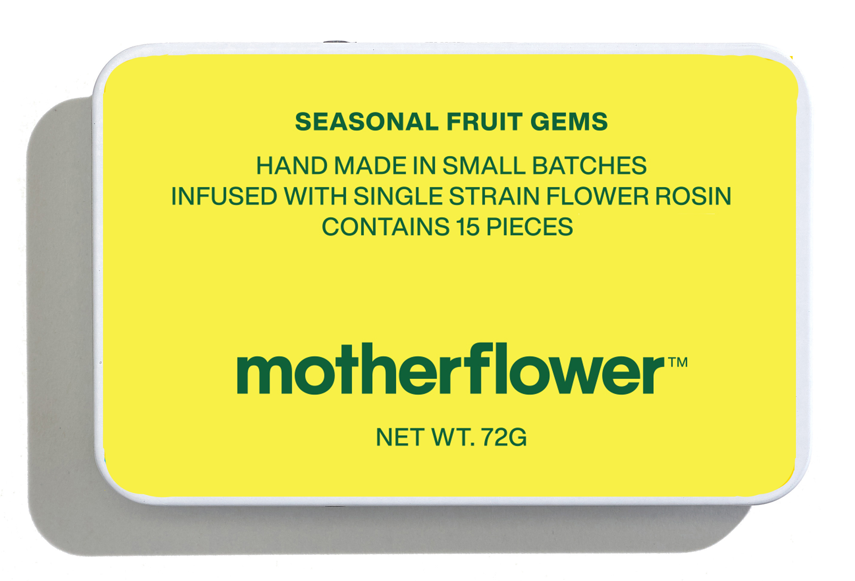Photograph of product: Motherflower | 3.5mg Fruit Gems 15 pack | Plum Cardamom