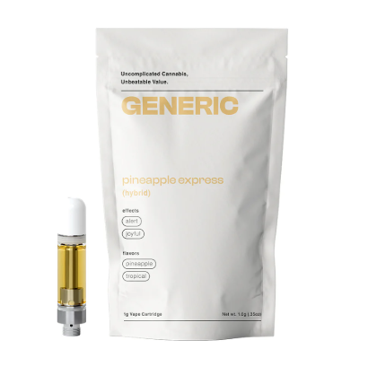 Photograph of product: Cartridge - Generic - Pineapple Express (H) - 1g