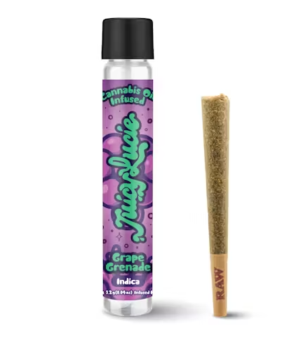 Photograph of product: JUICY LUCIE GRAPE GRENADE INFUSED PREROLL 1.2G