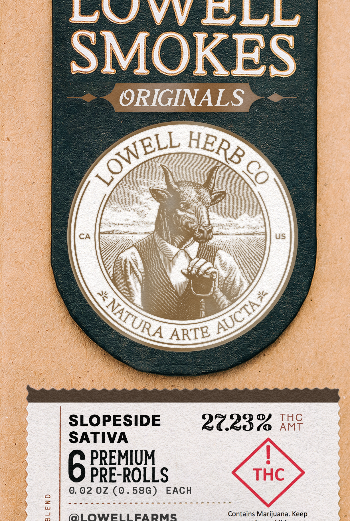 Photograph of product: Lowell Smokes (S)