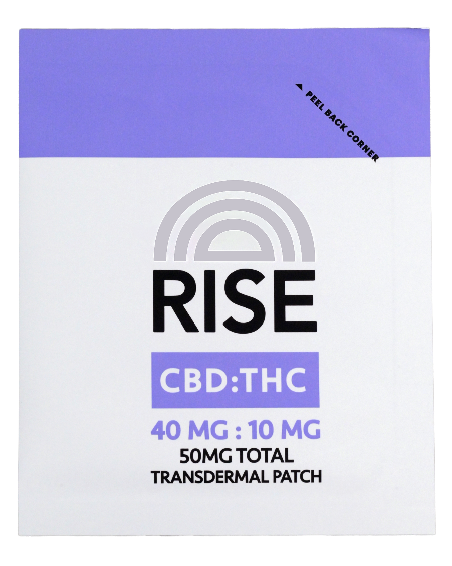 Photograph of product: RISE - CBD/TH-oui 4:1 PATCH - 50MG