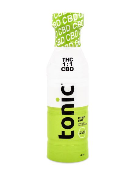 Photograph of Product: Citrus Lime 1:1 | 100MG THC:100MG CBD Beverage