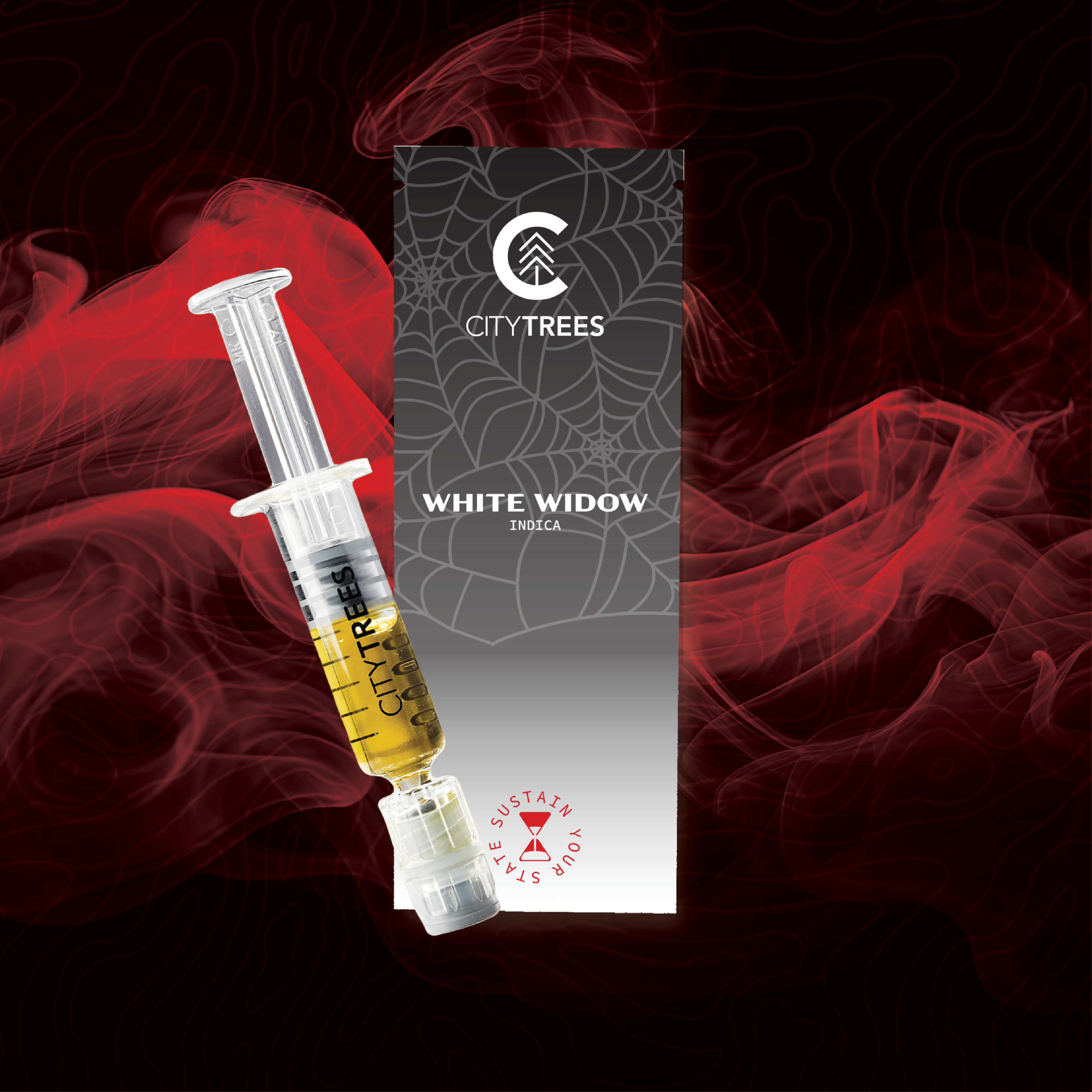 Photograph of product: City Trees | White Widow (H) .85g Applicator