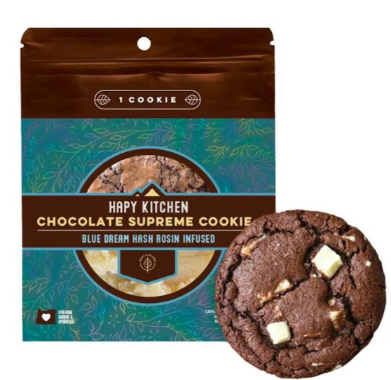 Photograph of product: 100mg Chocolate Supreme au chocolat Rosin - Cookie - Hapy Kitchen