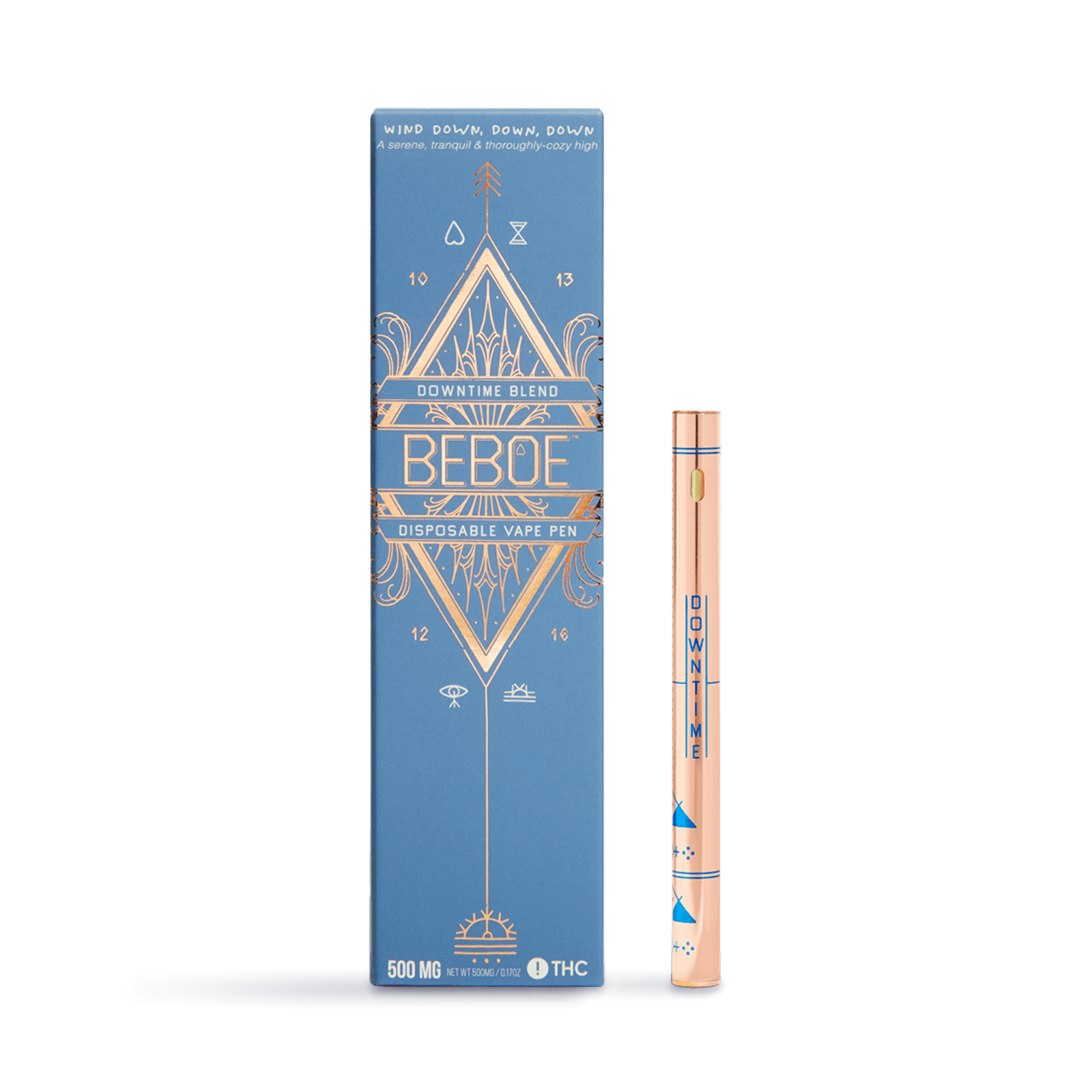 Photograph of product: Beboe Disposable Vape Downtime (I) 500mg