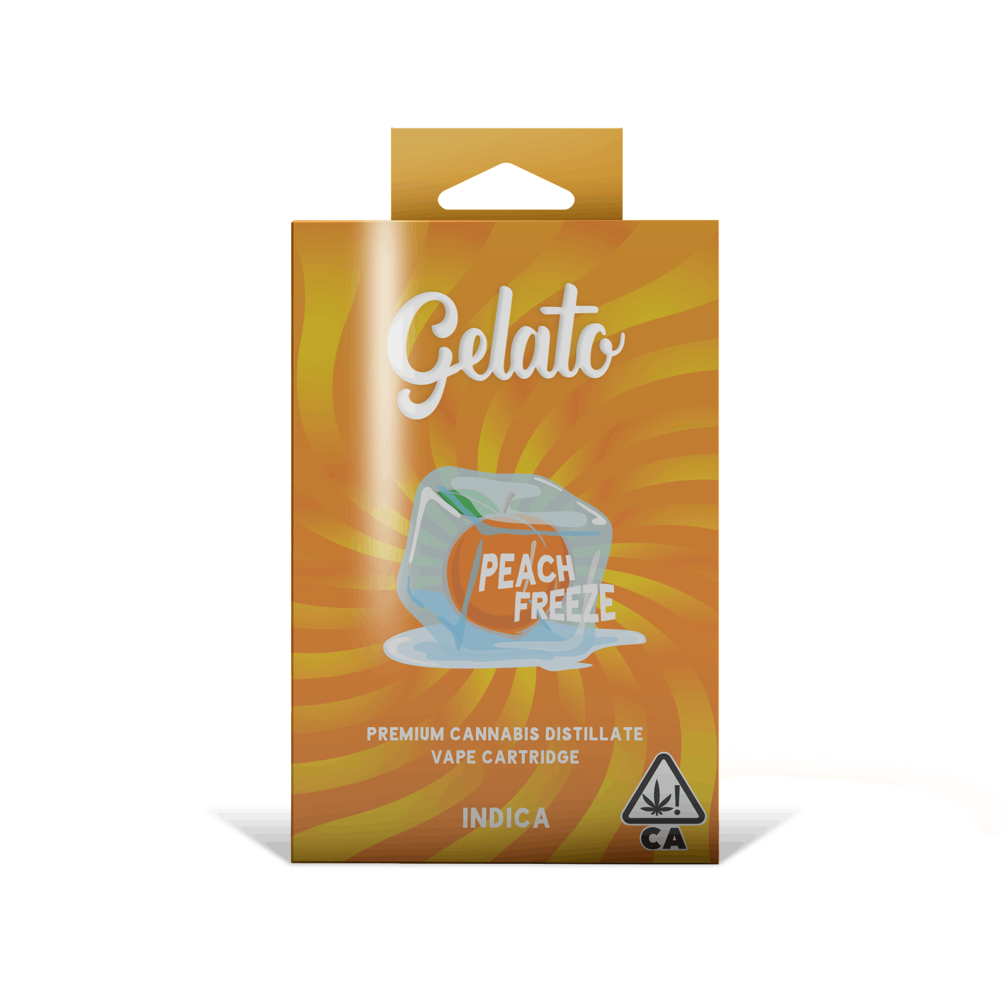 Photograph of product: Gelato - Peach Freeze - Cartridge - - Oui'd