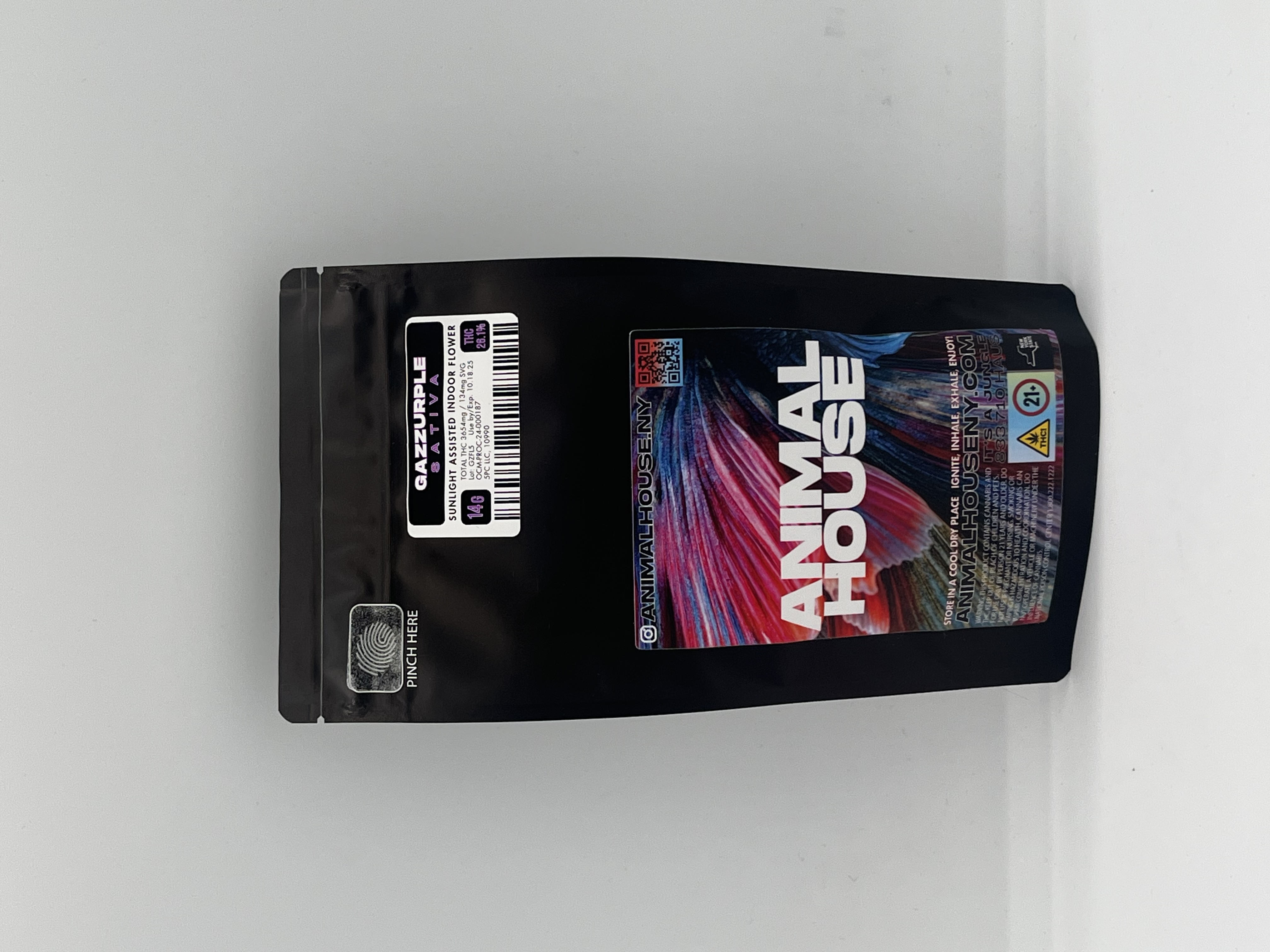 Photograph of product: Animal House | Gazzurple | Flower | 14g