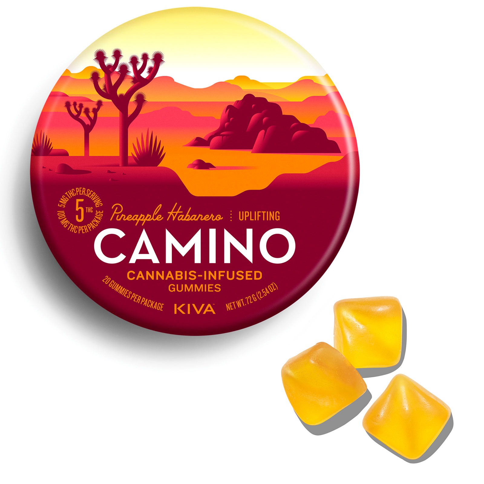 Photograph of product: Camino Pineapple Habanero Gummies 100mg