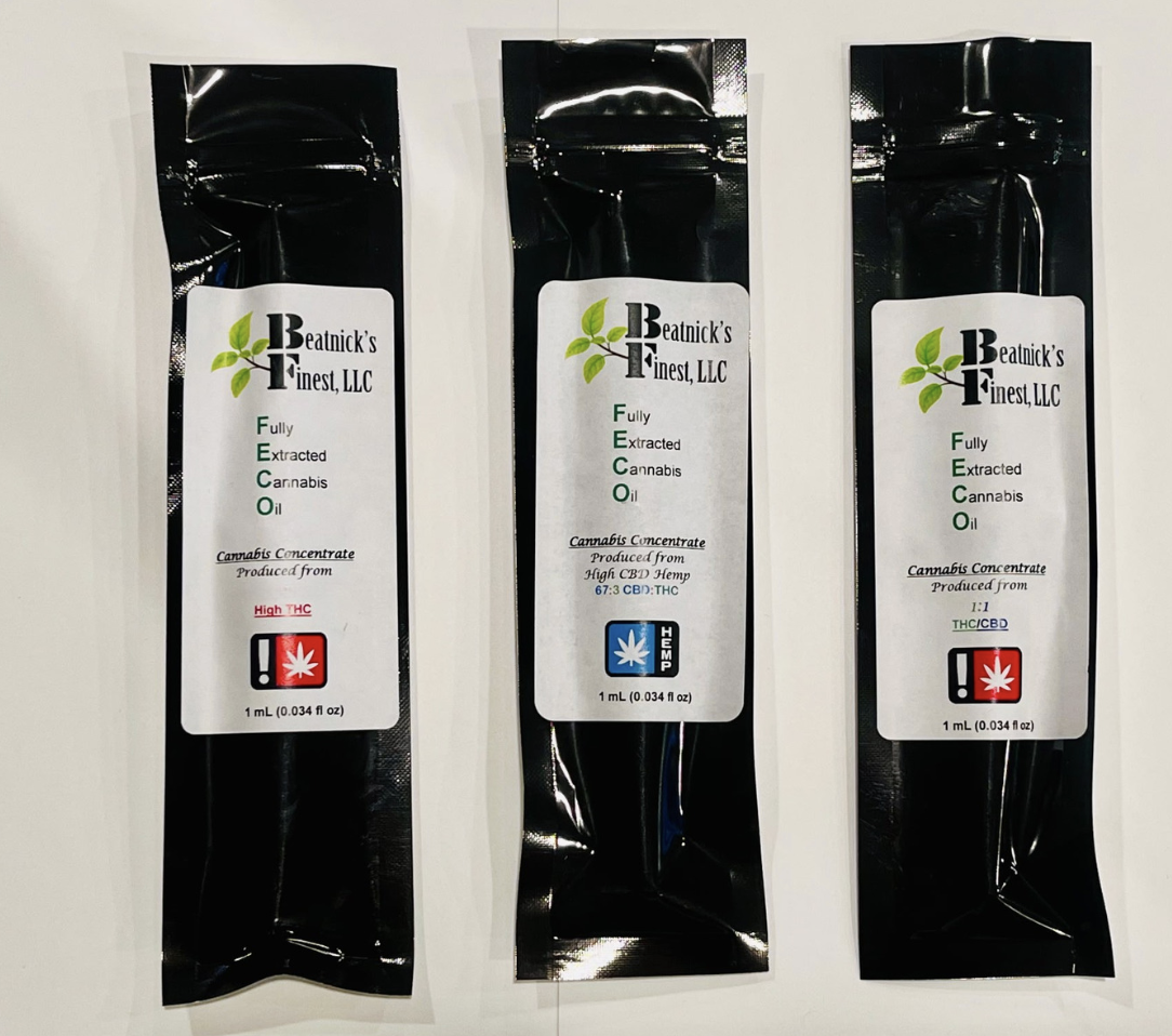 Photograph of product: Beatnick's Finest FECO | TH-oui:CBD