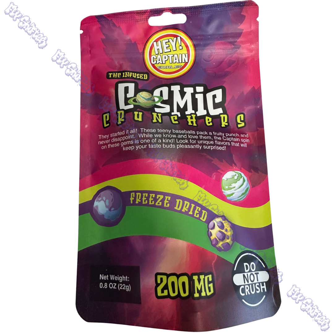 Photograph of product: Hey Captain Cosmic Crunchers Freeze Dried Edibles 200mg