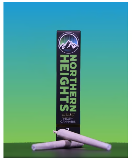 Photograph of product: Northern Heights - Pre Roll 2pk - Kay