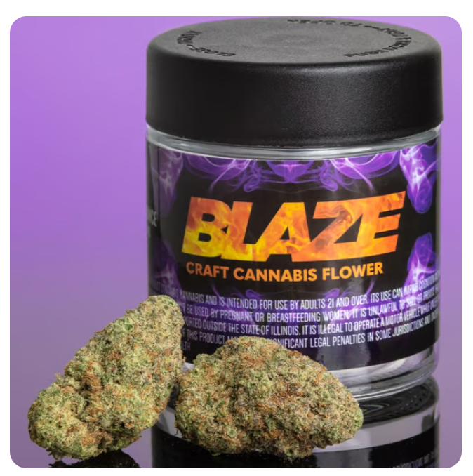 Photograph of product: Blaze - Flower - Fruit Stripez (3.5g)