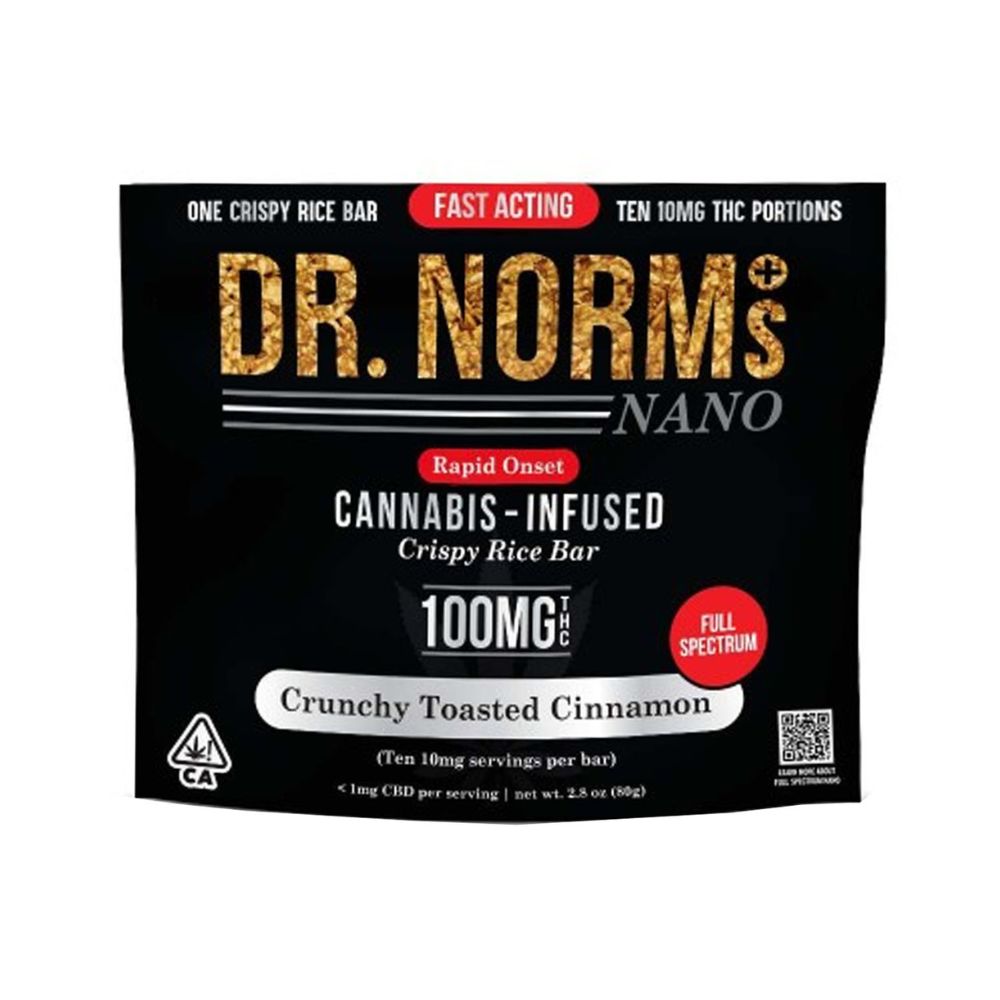 Photograph of product: CINNAMON TOAST CRUNCH BAR 100MG - DR. NORM'S