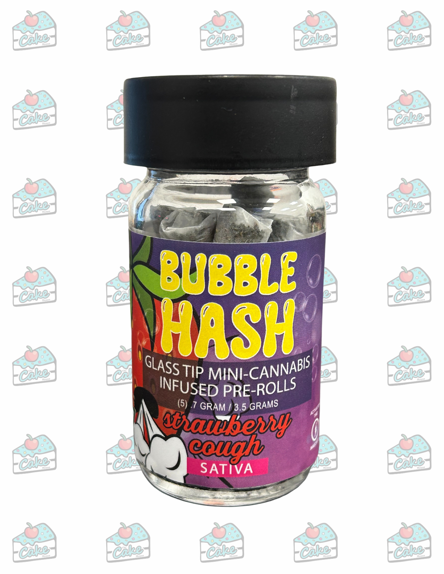 Photograph of product: Amnesia - Bubble au chocolat Preroll Multipack - Strawberry Cough
