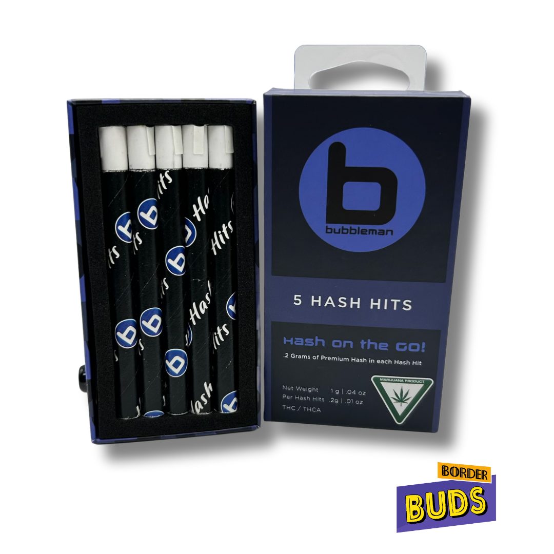 Photograph of product: au chocolat Hits | Bubbleman | 5 x .2g | Bubble au chocolat