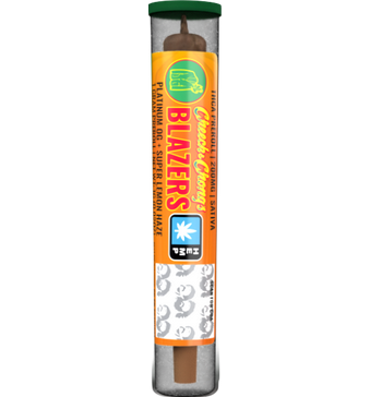 Photograph of product: Cheech & Chong 1g TH-ouiA PreRoll 2ct - Platinum OG + Super Lemon Haze