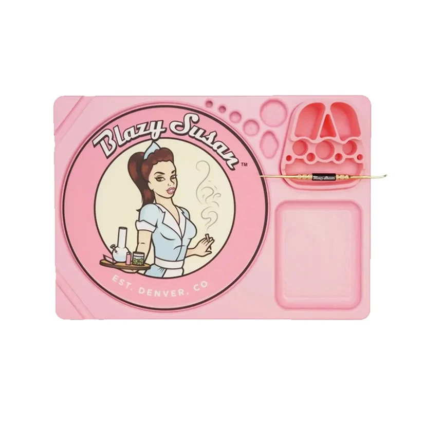 Photograph of product: Blazy Susan | Dab Tray Pink $60