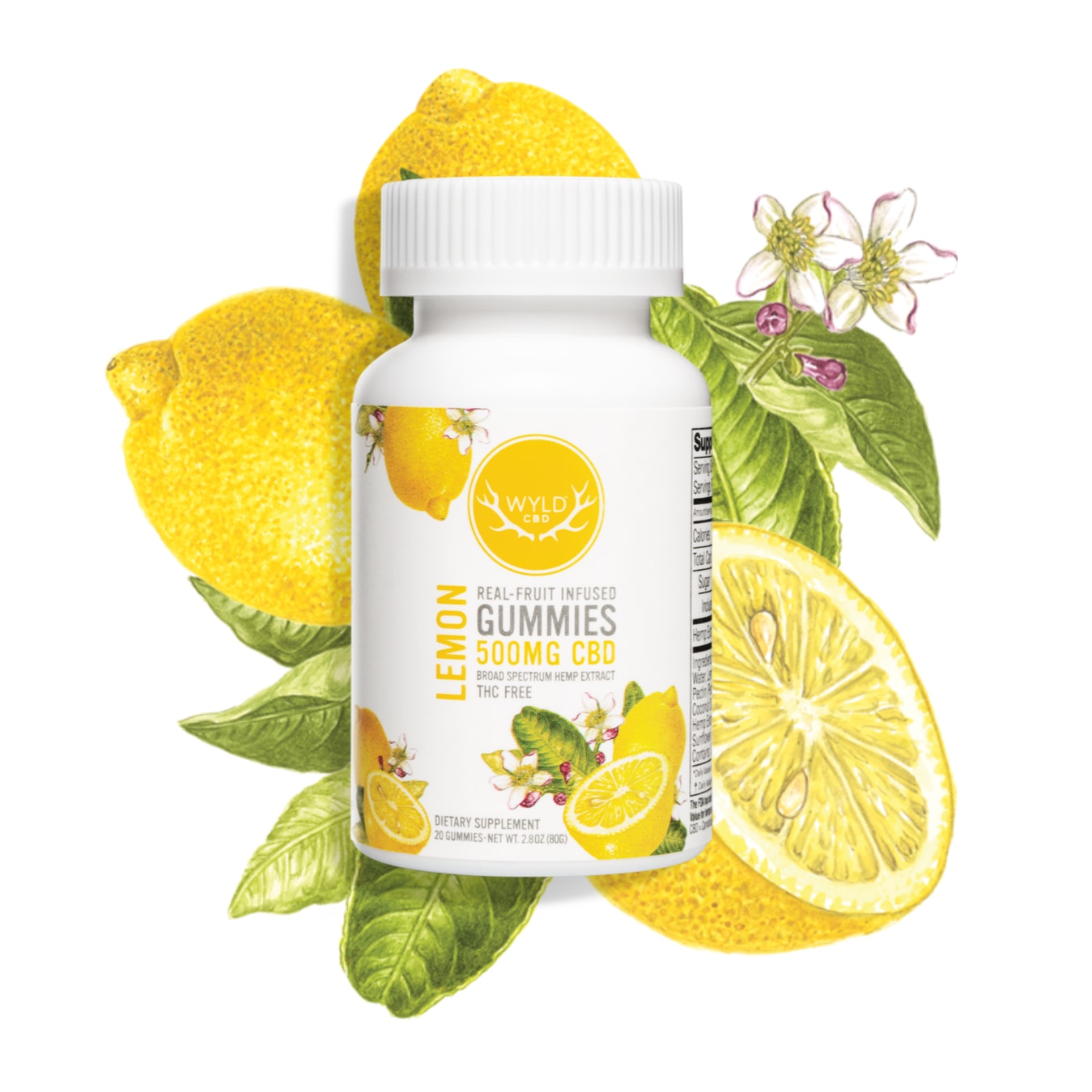 Photograph of product: Wyld Lemon CBD Gummies