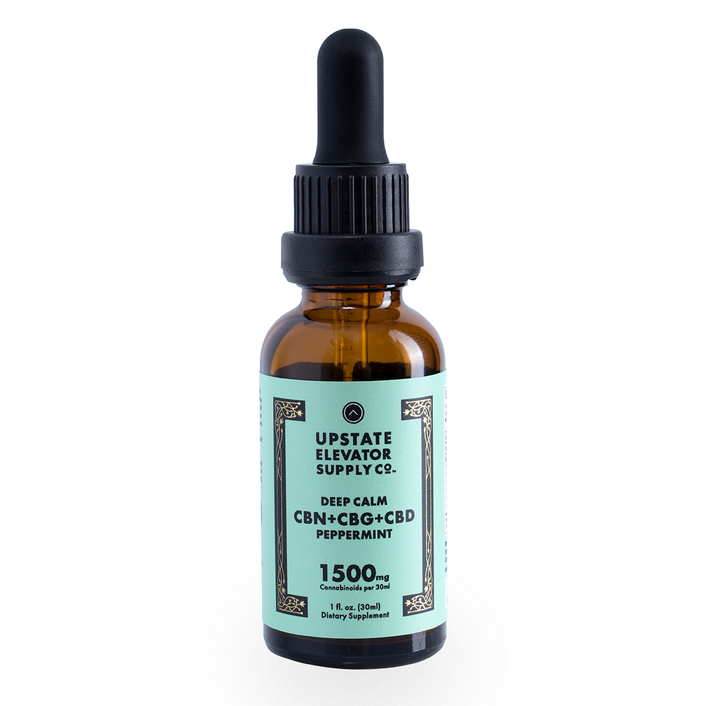 Photograph of product: Deep Calm CBN+CBG+CBD Tincture - Peppermint