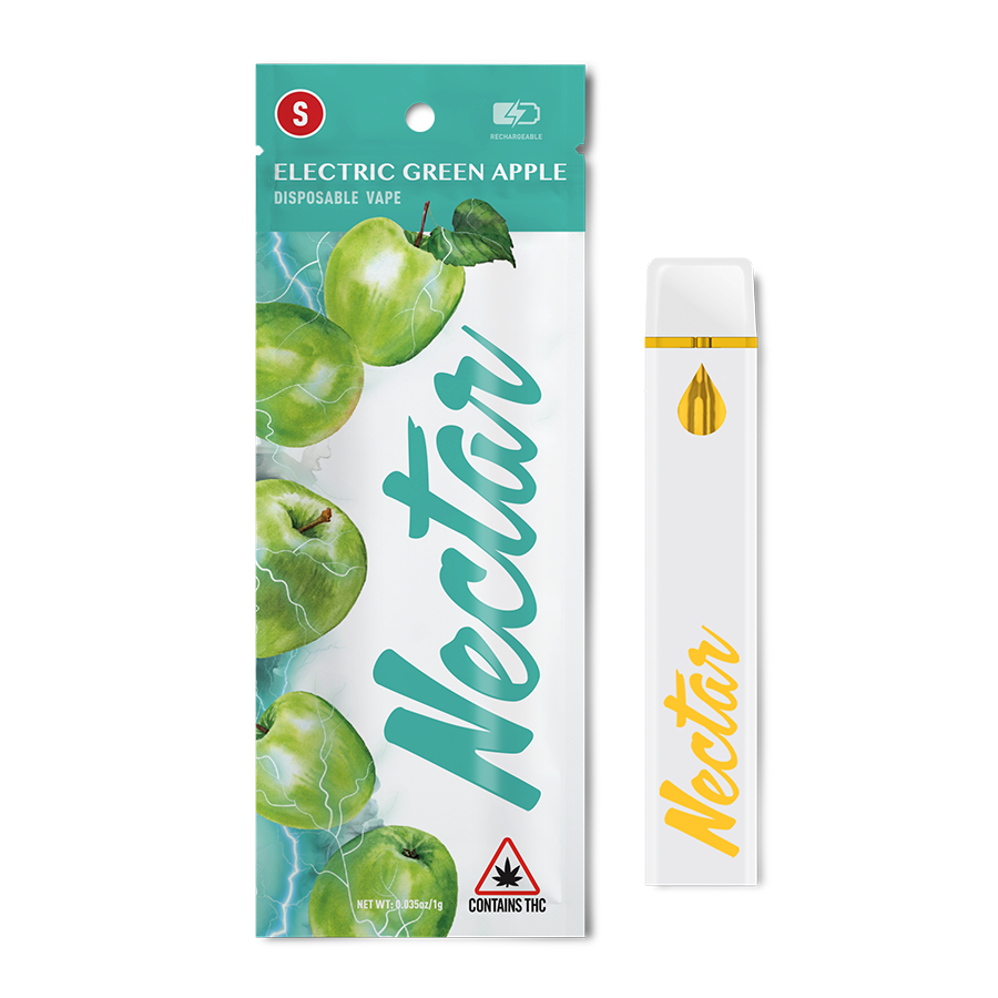 Photograph of product: Electric Green Apple (Disposable) | 1g