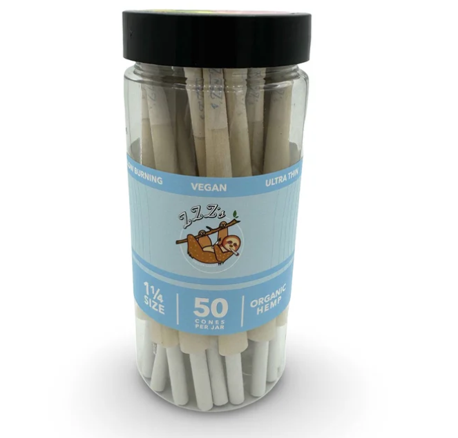 Photograph of product: ZZZ's Collective - King Size "Stoner Sloth" Cone Jar (50 Cones)