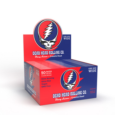 Photograph of product: Grateful Dead Papers - King Wide (110mm) 32pk