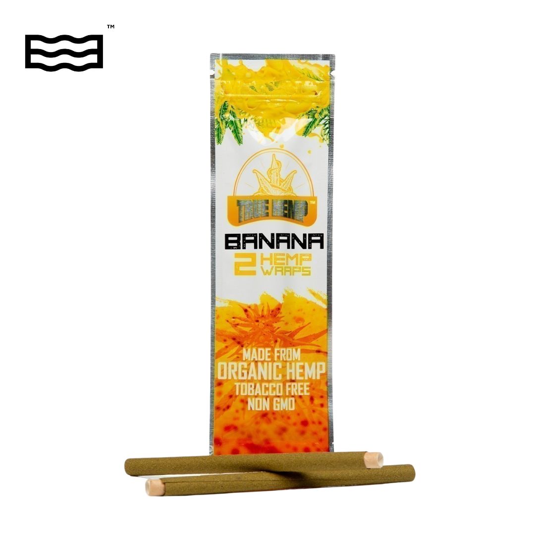 Photograph of product: True Hemp Organic Wraps - Banana 2pk