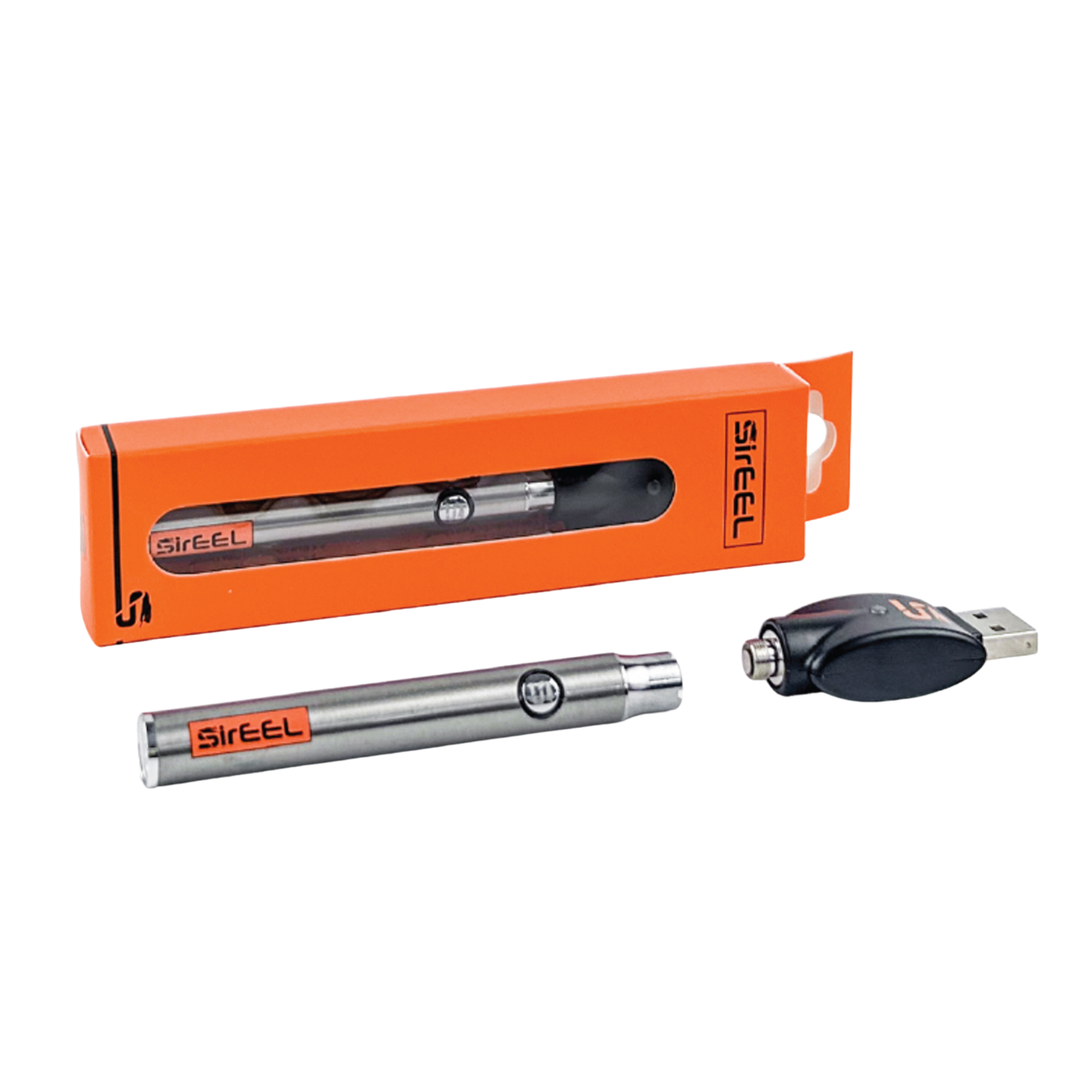 Photograph of product: Vape Battery | Silver | SirEEL