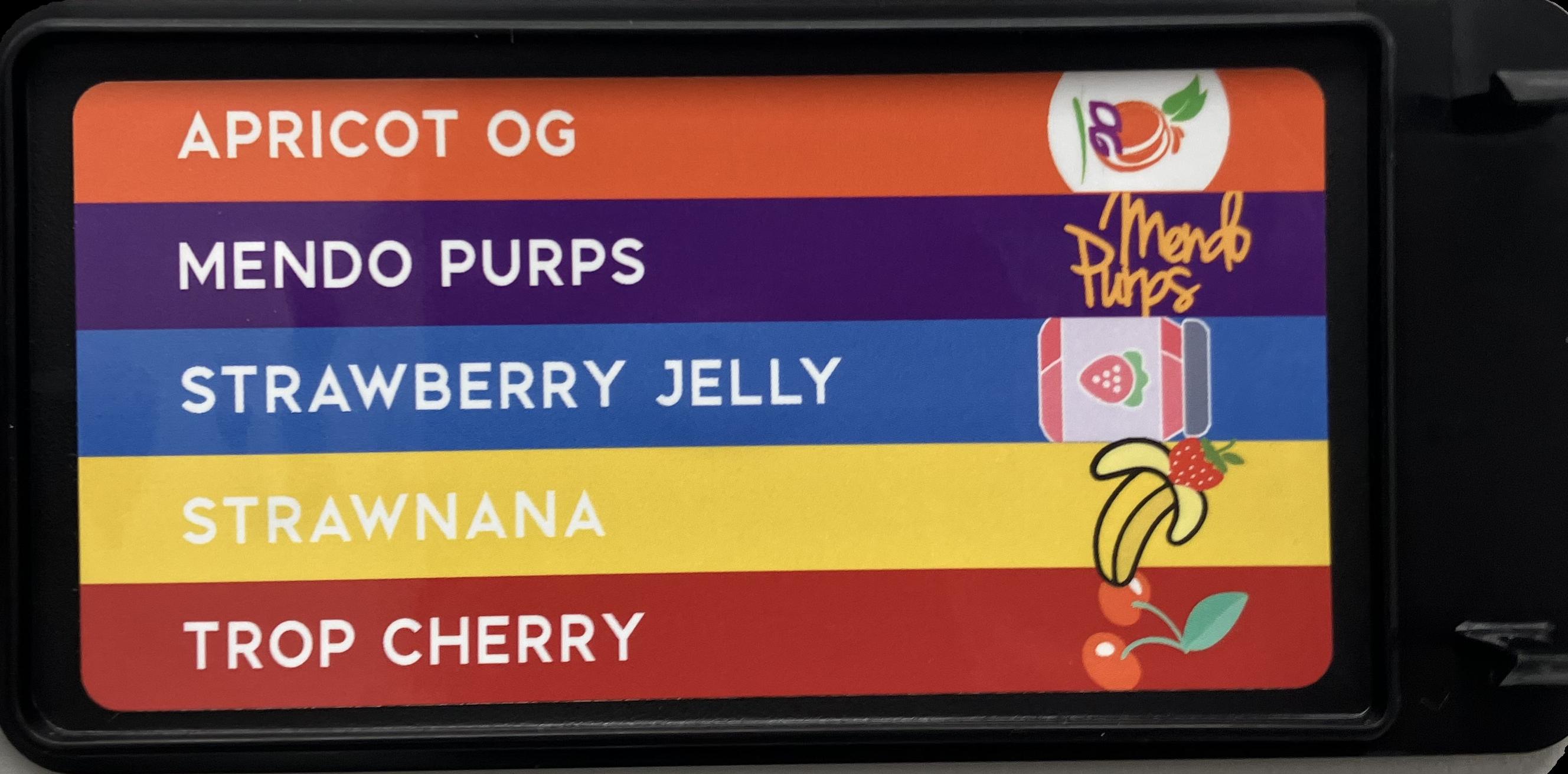 Photograph of product: Rec Roots - Fruity Terps Pack - Pre-Roll Pack