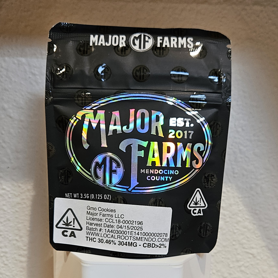 Photograph of product: Major Farms GMO Cookies, 3.5g
