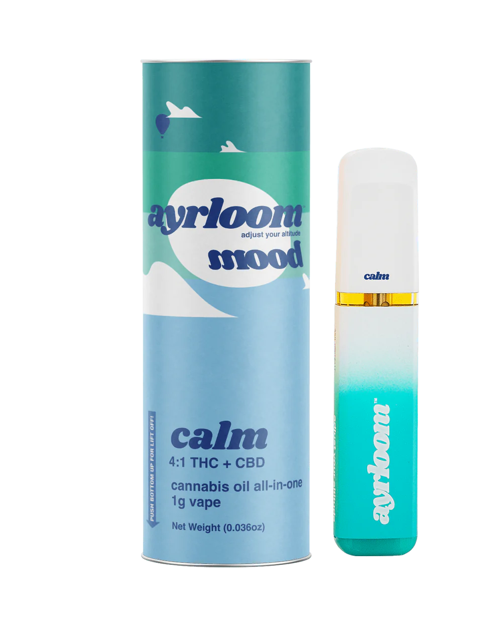 Photograph of product: Ayrloom | Vape 4:1 | TH-oui: CBD | Calm