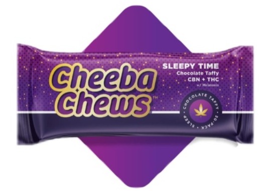 Photograph of product: Nighttime Chocolate Taffy | 100mg | Cheeba Chews