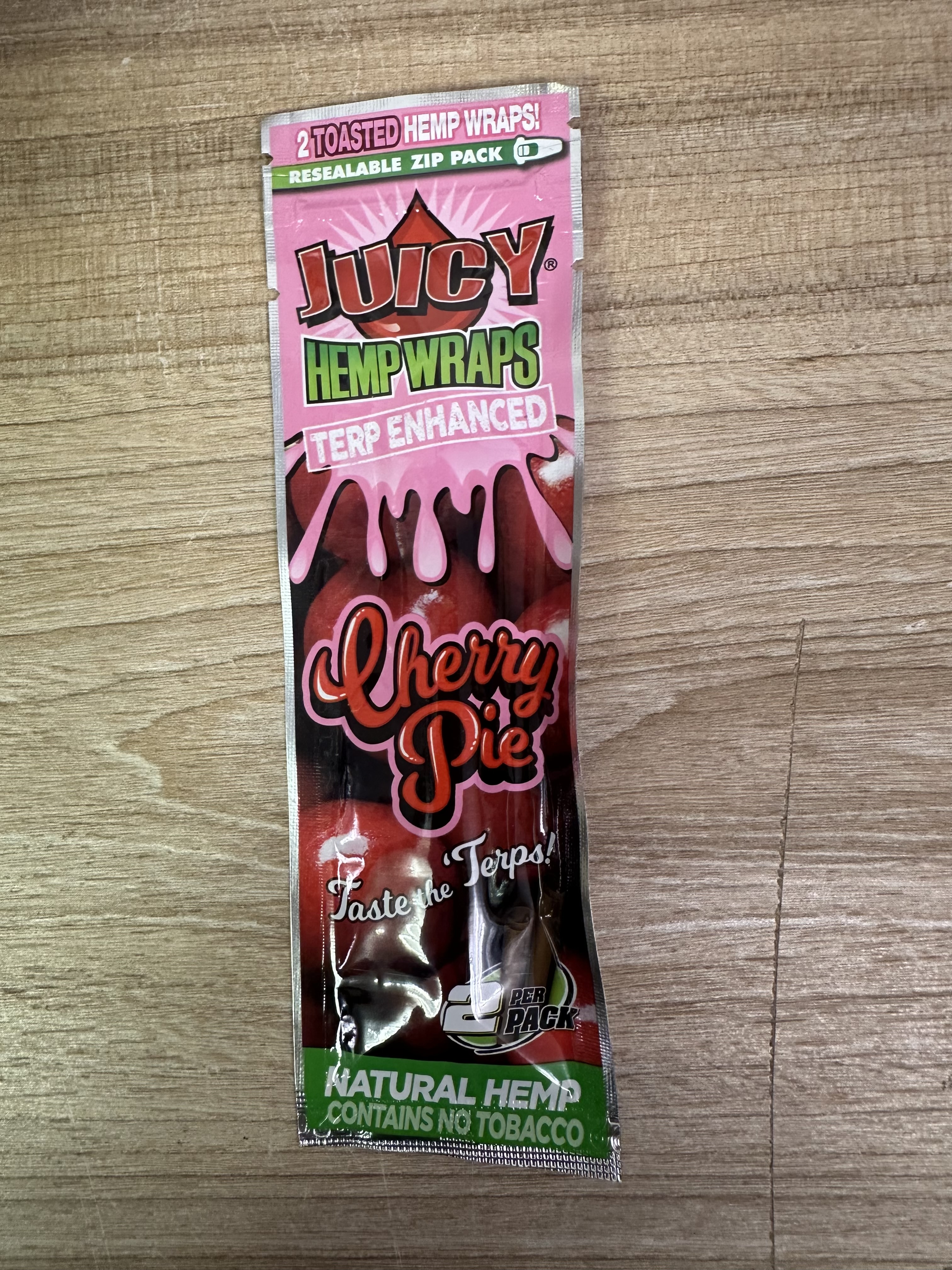 Photograph of product: *Juicy Hemp Wraps - Cherry Pie
