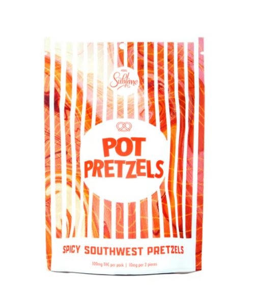 Photograph of product: Spicy Southwest Pretzels | 100mg