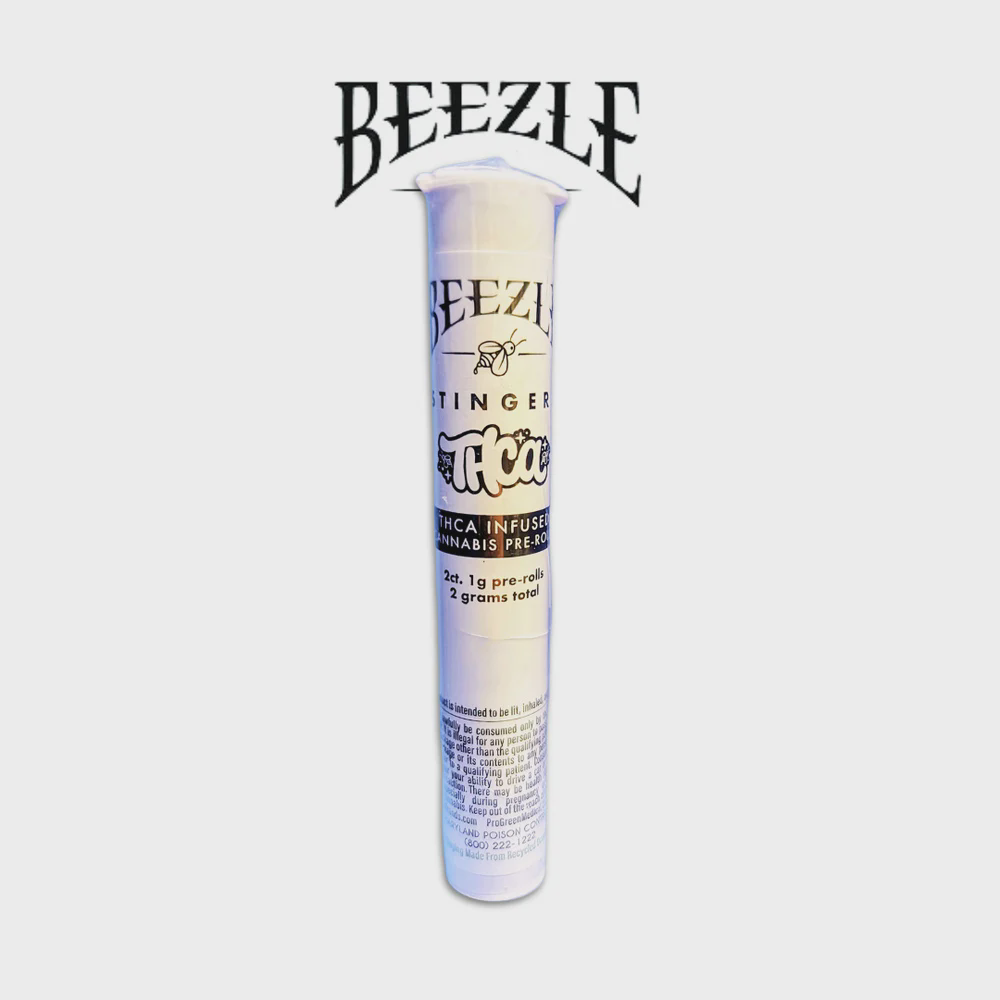 Photograph of product: Beezle Stingers TH-ouia Infused Pre-Rolls Choka Cola 2g 2pk