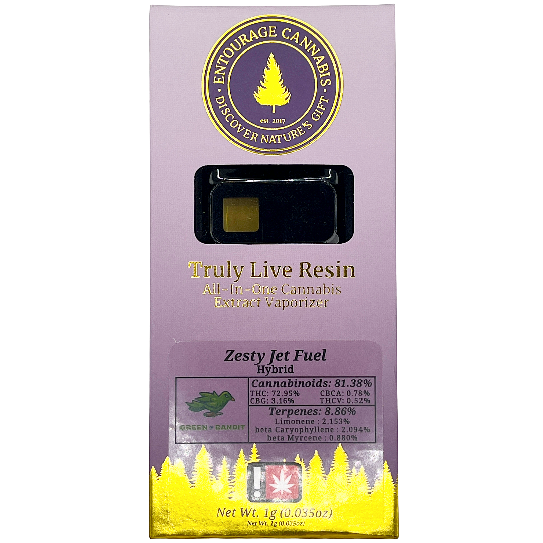 Photograph of product: CBD- Zesty Jet Fuel 1G LR Disposable (H)