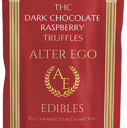 Photograph of product: Alter Ego| Dark Chocolate Raspberry Truffle 200mg