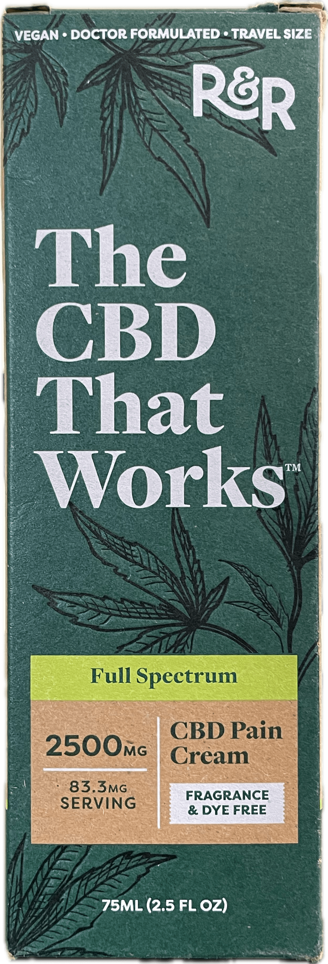 Photograph of product: R&R - CBD Pain Cream - 2500mg