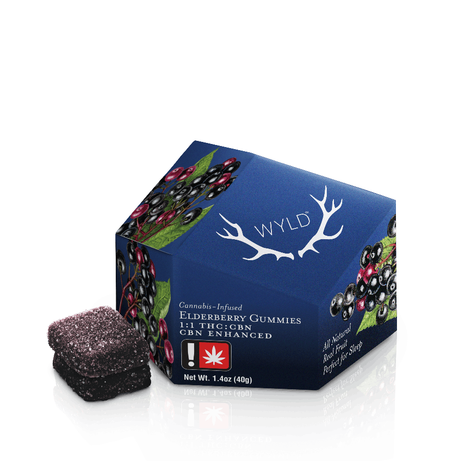 Photograph of product: Elderberry Gummies (Wyld)