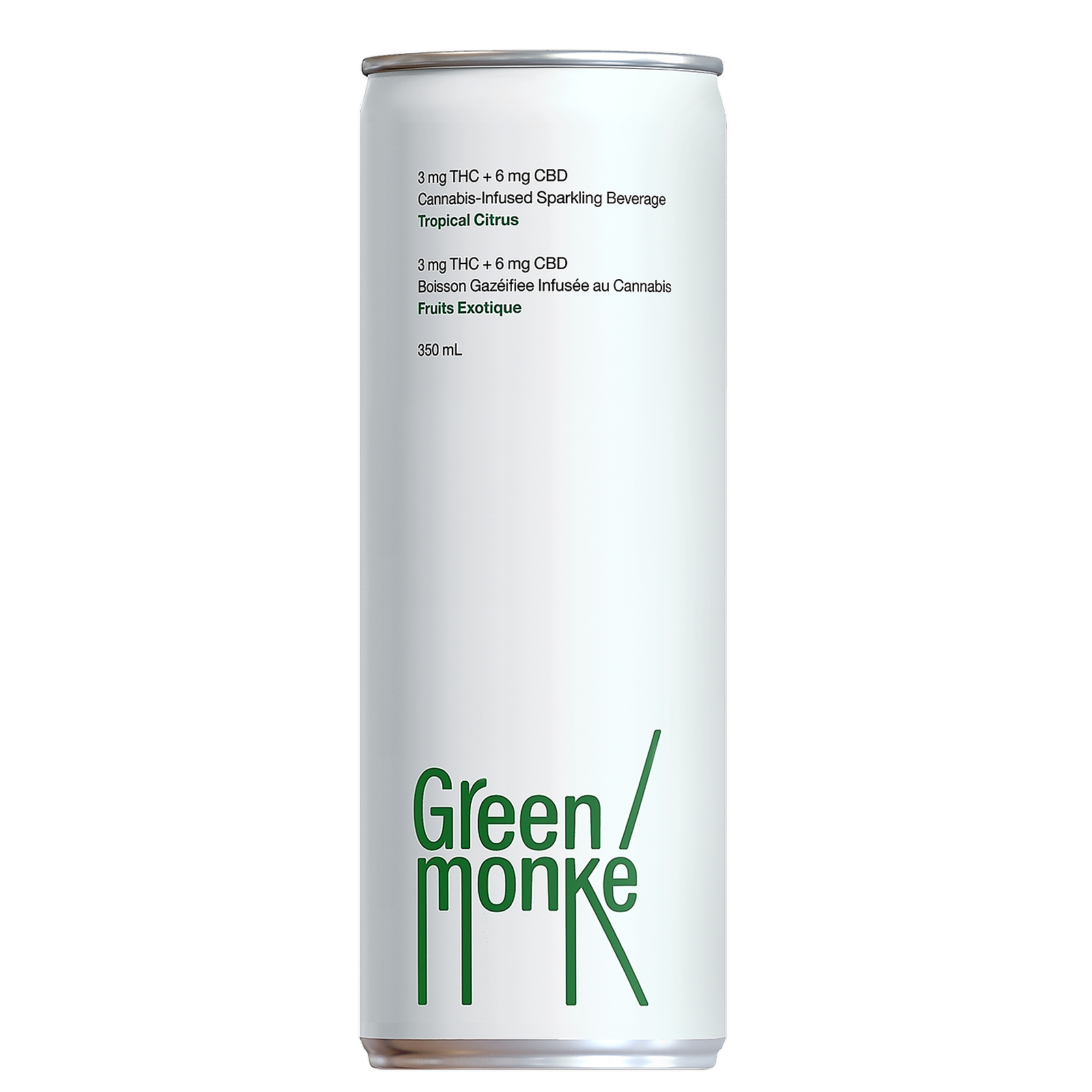 Photograph of product: Green Monke - Tropical Citrus - 10mg TH-oui/20mg CBD