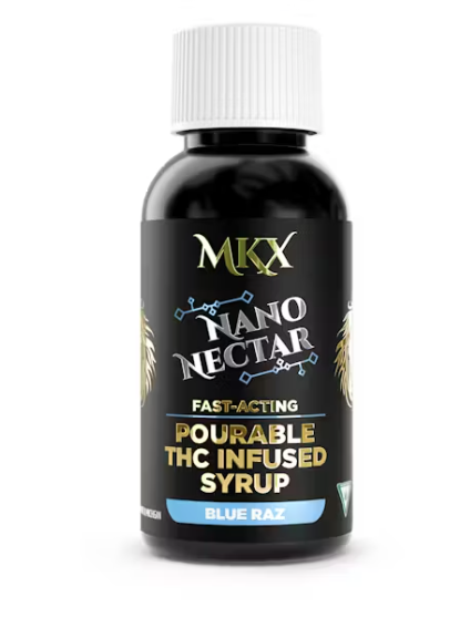 Photograph of product: MKX Infused Syrup 200mg Blue Razz