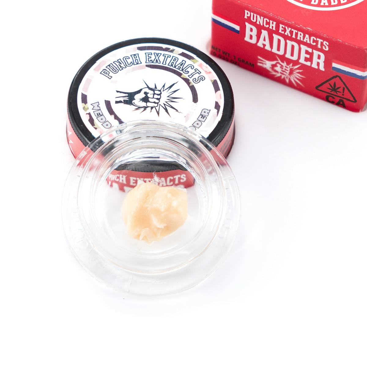 Photograph of product: Punch BHO 1G Badder - Wedding Cake