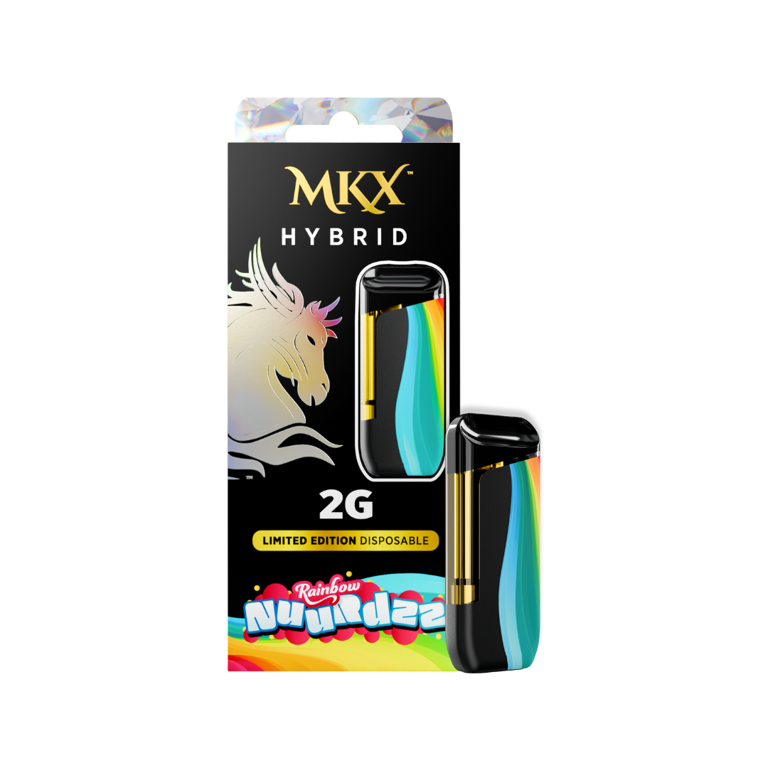 Photograph of product: 2g MKX Disposable *LIMITED EDITION* - Rainbow Nurdzz - Hybrid